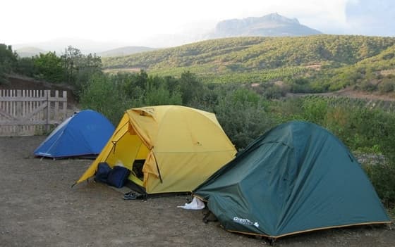 Палаточный лагерь в Крыму